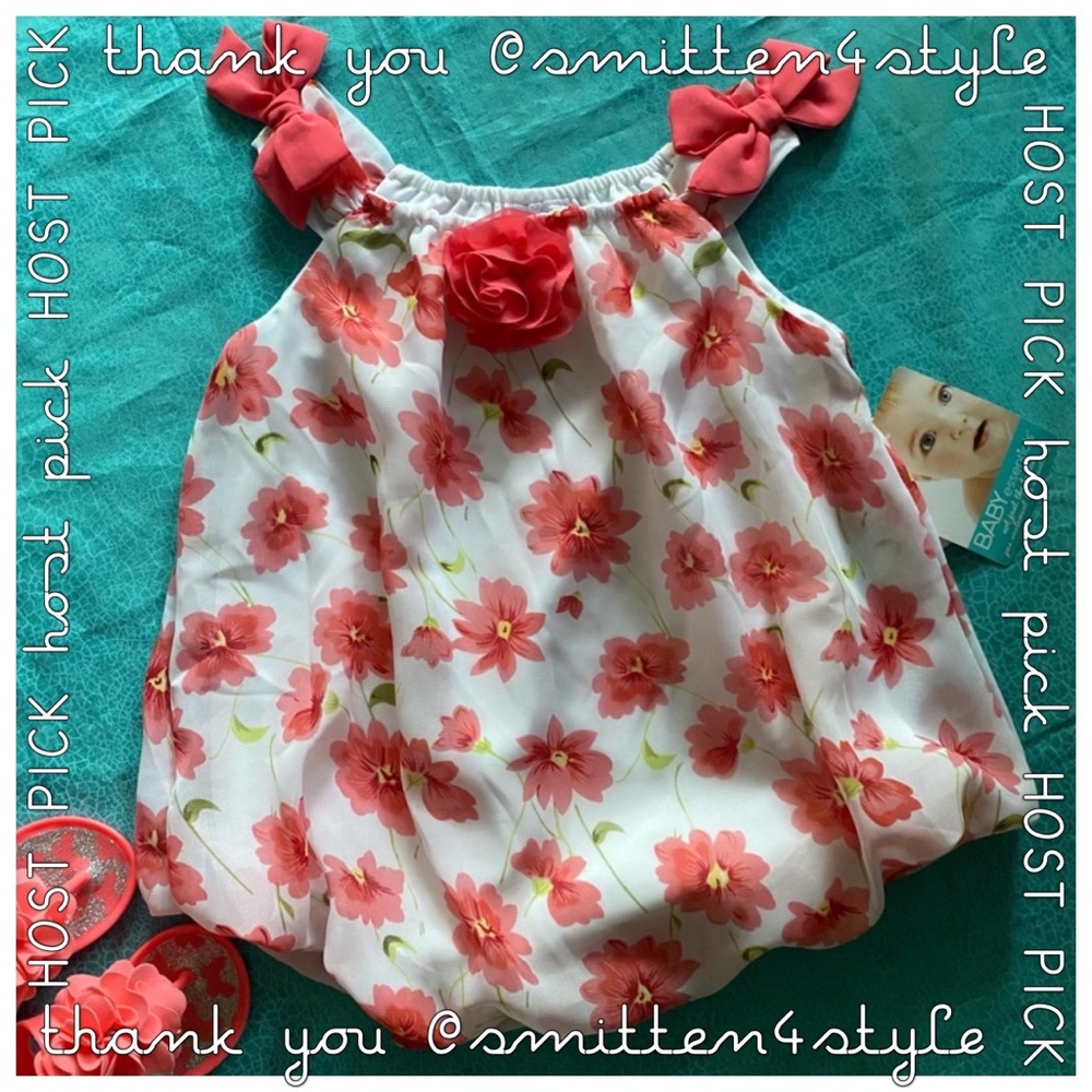 Baby Essentials floral romper 12 months size